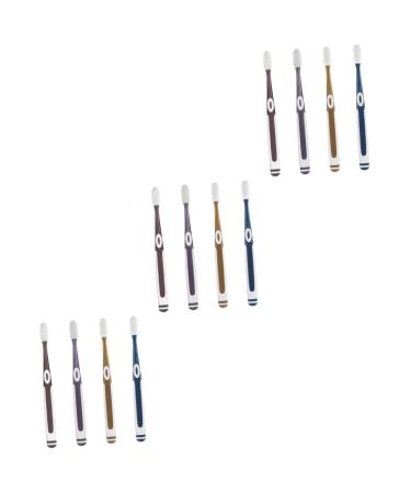 Minkissy 3 sets 4st nano toothbrush toothbrushes for home care toothbrush for children toothbrush head made of silicone toothbrushes for adults TPU nano brush pregnant woman household