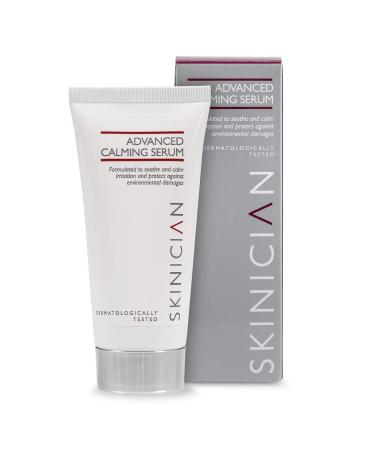 SKINICIAN Advanced Calming Serum for Sensitive Skin - Calming Anti-Ageing Serum to Reduce Breakouts - Soothes Irritated Skin - Reduces Redness - Vegan & Cruelty Free Skincare (50ml)