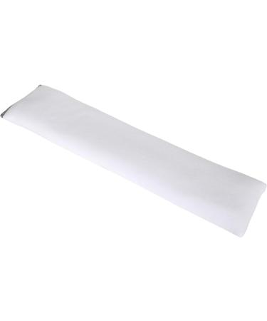 Microwavable Unscented Wheat Bags Plain Fleece Microwave Heat Pack for Back Neck Joints and Shoulder Pain Relief 44cmx13cm (White) Unscented (44cmx13cm) Plain Fleece - White - Buy Online on GoSupps.com
