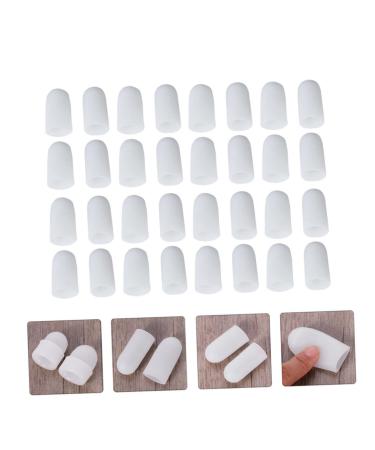 8 Pairs Silicone Gel Toe Protectors & Separators for Blisters, Bunions, and Straightening - White Headgear Orthopedic Design - Buy Online on GoSupps.com