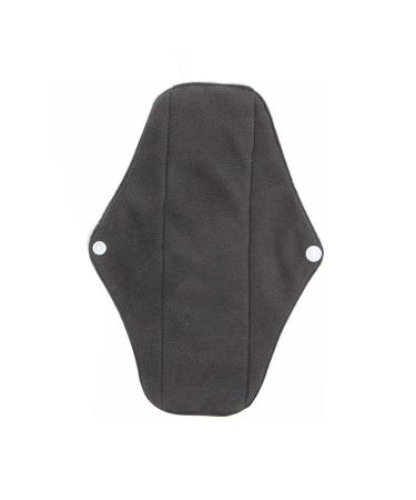 Baluue 1 piece of black breastfeeding inserts Physiological and matt cloth charcoal Practical fiber Washable night sector Use made of black 25x18x1cm