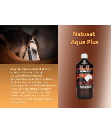 Natusat Aqua Plus 1000 ML Puissance bers uerung Chevaux Muscles Chevaux - Buy Online on GoSupps.com