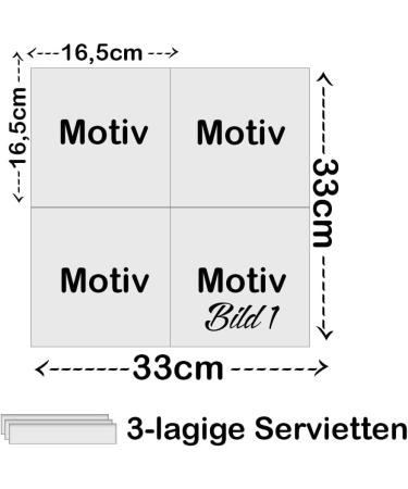 20 Blue/Green Napkins for Birthdays Baptisms & Weddings - 33x33cm | Shop Internationally - Buy Online on GoSupps.com