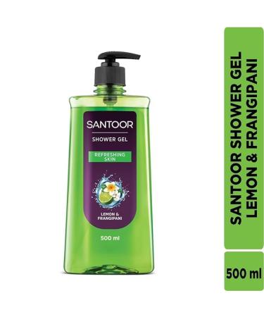 Refreshing Shower Gel with Natural Lemon & Frangipani | 500ml for All Skin Types | Soft & Fresh Skin | Unisex Shower Gel - Buy Online on GoSupps.com