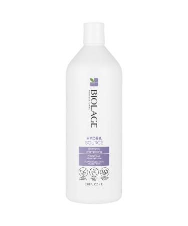 BIOLAGE Hydra Source Shampoo | Hydrates & Moisturizes Hair | For Dry Hair | Paraben & Silicone-Free | Vegan Shampoo 33.8 Fl Oz (Pack of 1)