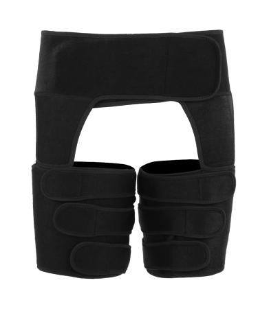 Demeras fitness protection equipment prevents injuries absorbs sweat waist hobbasis with thigh protection for fitness for training people for waist skull wraps