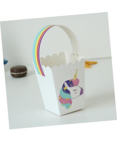 STOBAZA Birthday Bags 10pcs Bags Birthday Party Supplies Birthday Unicorn Bag Favors Bags Tote Bag Wavy Pattern - Buy Online on GoSupps.com