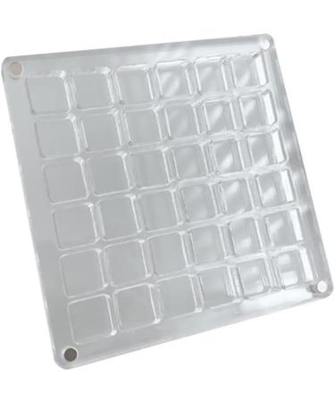 LYNNRICK Nail Art Rhinestones Storage Box Grids Nail Charms Jewelry Decoration Box Acrylic (Square) 2Piece - Buy Online on GoSupps.com