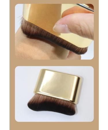 Siren Makeup Brush Pro Siren Brush Foundation Brush for Liquid Makeup Foundation Makeup Brush Body Lotion Brush Quick Makeup Tool Wave Shape Fit Skin Cream or Flawless Powder Cosmetics (gold) Golden - Buy Online on GoSupps.com