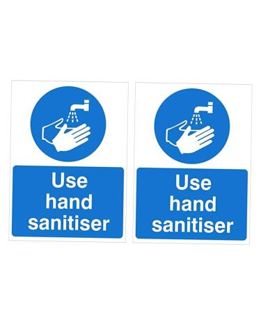 GLEAVI 5pcs Poster Stickers Sticker para U as Hand Sanitzer Wash Your Hand Sticker Wash Hands Sign Please Wash Your Hands Sign The Sign Handwashing Fluid Applique Use Hand Sanitiser Sign 20X15X1cm As Shown 5pcs
