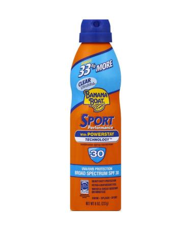 Sport Performance Clear Ultramist Broad Spectrum SPF 30 Spray Suncreen 8 oz