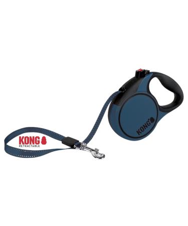 Cong roll -out dog leash in 5m length I For large dogs up to 50kg i size L i high -quality roller linen with break & lock system in blue i comfortable leash with soft handle & reflective belt terrain l (up to 50 kg) blue - Buy Online on GoSupps.com