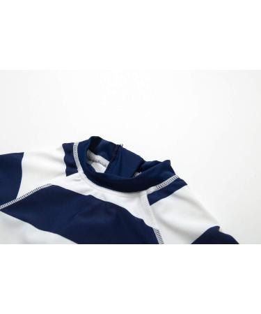 BONVERANO Baby Boys Swimsuit UPF 50+ Sun Protection Navy Stripe 2-3 Years - Buy Online on GoSupps.com