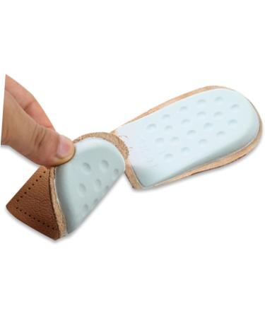 Minkissy Ball of Foot Cushions for Heels - Thickened Leather & Latex Forefoot Pads for Women - Yellow Half Insoles - Buy Online on GoSupps.com