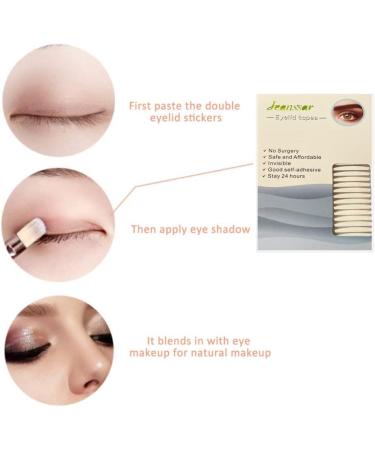 200Pcs Double Eyelid Tape Strips for Instant Moderate Lifting - 3MM Double-sided Sticky ML - Buy Online on GoSupps.com