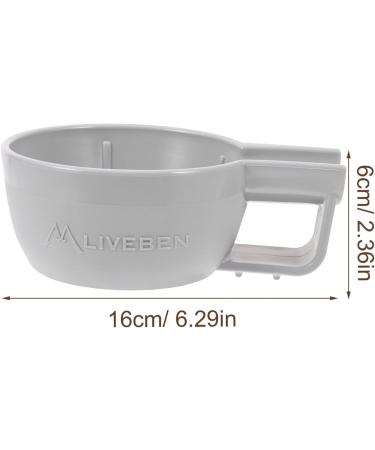 Nuobesty Shaving Soap Bowl - Wide Opening Foam Mug for Barbers | Best Hairdressing Accessories for Cream & Soap - Buy Online on GoSupps.com