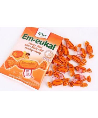 Dr. Soldan Em-eukal Cough Drops Bag Honey 2.65 Ounce - Buy Online on GoSupps.com