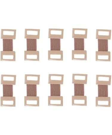10 Pcs Bandage Clips - Elastic Wrap Fasteners & Replacement Hooks for Bandages - Durable Metal Fixation Clamps in Brown - Buy Online on GoSupps.com