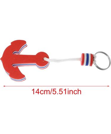 ZRM&E 2pcs Anchor Floating Key Chains for Boats Fishing Sailing Water Sports (Orange Red) - Buy Online on GoSupps.com