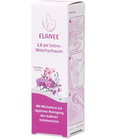 Buy Pack of 3 ELANEE INTIM Wash Foam - pH 3.8 with Lactic Acid & Orchid-Cherry | International Shipping - Buy Online on GoSupps.com