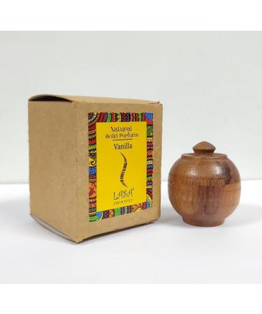ANANYA FASHION & CRAFTS HUB Vanilla Natural Solid Perfume Beeswax Long Lasting Body Fragrance Balm Solid State Eau De Perfum in Wooden Jar 6 gm - Buy Online on GoSupps.com