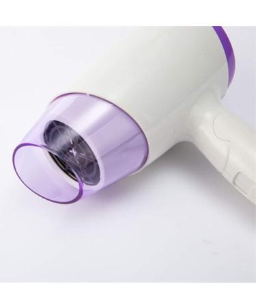 Folding Hairdryer 1200W Powerful Hair Dryer Portable Travel Fast Drying Hair Lightweight Quiet Blow Dryer Hot/Cold DC Motor with Compact Small Mini Hair Dryer for Household Dorm Room Purple small gift - Buy Online on GoSupps.com