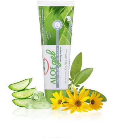 EQUILIBRA Aloe Vera Tooth Whitening Gel 75ml | Shop Internationally for Bright Smiles - Buy Online on GoSupps.com