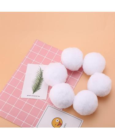 YYCRAFT 25pcs Jumbo Craft Pom Pom Balls - 2 Inch White Pom Poms for DIY Crafts - Buy Online on GoSupps.com