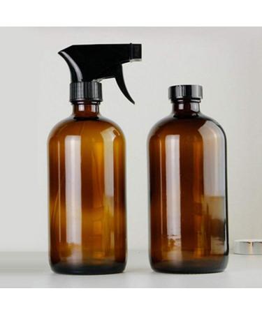 Buy 250ml & 500ml Brown Glass Spray Bottles - Refillable Essential Oils Container with Lid | International Shipping Available - Buy Online on GoSupps.com