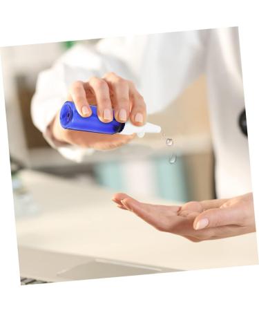 FOMIYES 6pcs Round Shoulder Nasal Spray Bottles - Travel Cosmetic Containers - Refillable Glass Cleaner Spray - Blue Sub Bottle - Buy Online on GoSupps.com