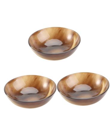 Beaupretty shaving bowl 3r in shaving foam shell Razor cup shell soap shell Razor -soap Handbuch Razi bowl 7.5x7.5cmx3pcs as shown x 3 pieces