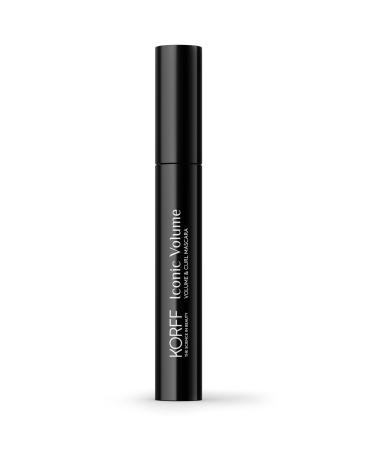 Korff Iconic Volume Mascara Extreme Volume Effect with Bamboo Fibres Intense Black and Perfect Definition Enriched with Hyaluronic Acid Vitamin E and Panthenol 10 ml