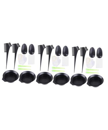 FRCOLOR 3 Sets of 26 Hair Dye Set Hair Dryer Hair Dryer Comb DIY Salon Tool Colour Whisk Hair Dye Kit Hair Dye Set Gloves Disposable Adjustment Eight-piece Set Tool