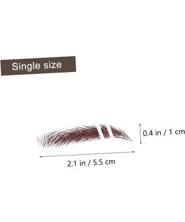 FRCOLOR 24 Pcs Eyebrow Stickers Make up Kit Eyebrows Eyebrow Tattoos Three-dimensional Miss - Buy Online on GoSupps.com