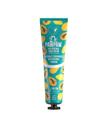 Dr.PAWPAW Age Renewal Hand Cream - Unfragranced VEGAN 30ml