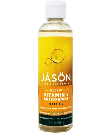 Jason Natural Cosmetics Pure Beauty Oil 5 000 IU Vitamin E Oil - 4 fl oz(2 - Buy Online on GoSupps.com