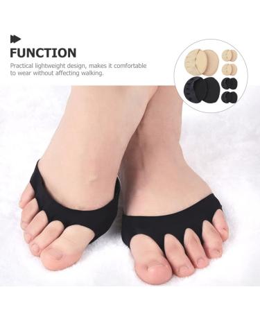 FOMIYES Forefoot Half Socks & Heel Protector Pads - 6 Pairs of Cushions for High Heels - Comfortable Insole Inserts for Women - Buy Online on GoSupps.com