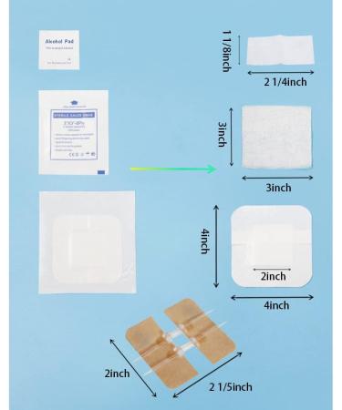 FDA Cleared Waterproof Adhesive Bandages for Emergency Wound Closure - 4 Pack - Buy Online on GoSupps.com