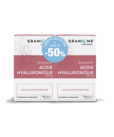 Granions Granions Hyaluronic Acid Pack of 2 x 60 Vegetable Capsules