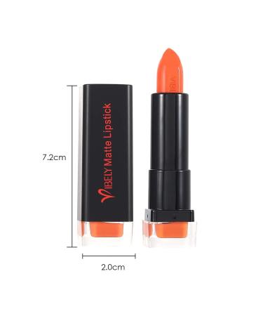 Kilshye Matte Lipstick - High Pigment, Long Lasting, Waterproof Lip Stick - Orange 14 - Buy Online on GoSupps.com