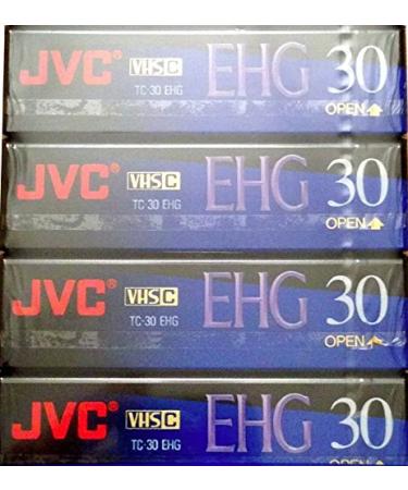 JVC EHG (Extra High Grade Compact) 30 VHS C 4 Pack - Buy Online on GoSupps.com