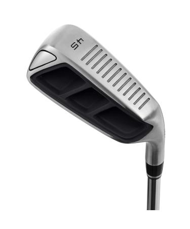 MAZEL Wedge - Golf Pitching & Chipper Wedge,Right/Left Handed,35,45,55,60 Degree Available for Men & Women,Improve Your Short Game Right Stainless Steel (Black Head) Regular 45 Degrees