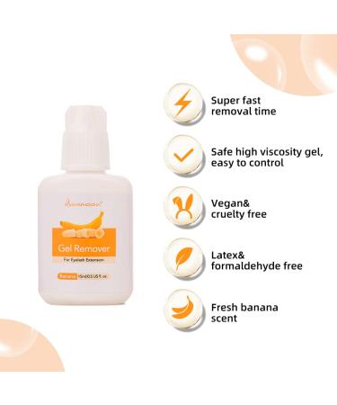 Lunamoon Eyelash Remover Gel 15ml - Premium Adhesive & Extension Remover for Single Eyelashes - Buy Online on GoSupps.com