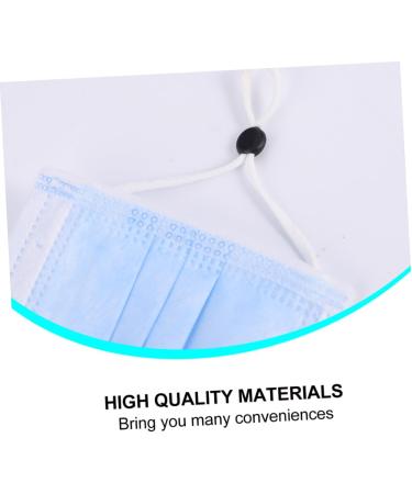 Minkissy 1500 STK Elastic Plastic Buckle - Round Cutting Buckle for Face Masks | Durable Plastic Rope Lock - 1x1cm 3PCs | International Shipping Available - Buy Online on GoSupps.com