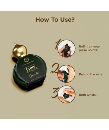 The Man Company 100% Alcohol-Free Attar Perfume for Men Qayadat Emir Collection | Premium Long Lasting Fragrance | 35% Highly Concentrated Perfume Oil - Buy Online on GoSupps.com