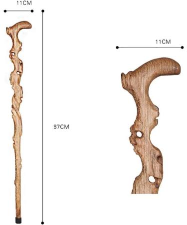 Wooden Walking Sticks for Men & Women Walking stick for rollator Wooden Walking Cane Stick Old Man Walker Anti-slip Walking Rod Solid Wood Crutches for Men Hiking (wood Color) Folding crutcheswooden - Buy Online on GoSupps.com