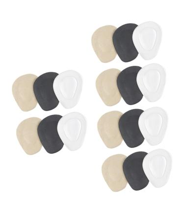 Gatuida 9 Pairs High Heel Gel Pad High Heels Gel Insole Clear Heels for Women Heel Forefoot Cushion Forefoot Pads Gold Shoes for Women Heels Cushion Insert Woman Thicken