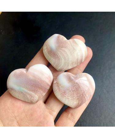 Crystal Shell Heart Quartz Crystals Stones Natural Gemstones Reiki Fish Tank Home Decoration (Color : Approx 30mm Size : 1pcs) 1pcs Approx 30mm - Buy Online on GoSupps.com