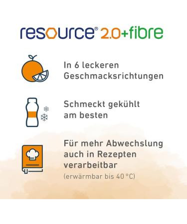  ReSource Nestle Resource 2.0 Fibres 24 x 200 ml - Buy Online on GoSupps.com