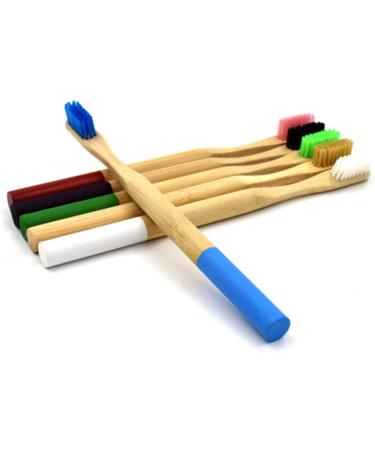 Buy Hemoton Bamboo Toothbrushes - Eco-Friendly Wooden Bristle Toothbrush for a Sustainable Smile - Buy Online on GoSupps.com